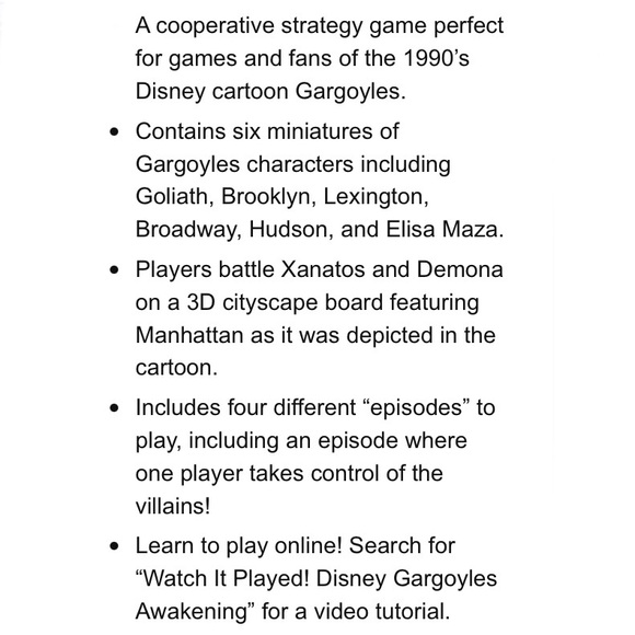 New Ravensburger Disney Gargoyles Awakening Game - Picture 10 of 10